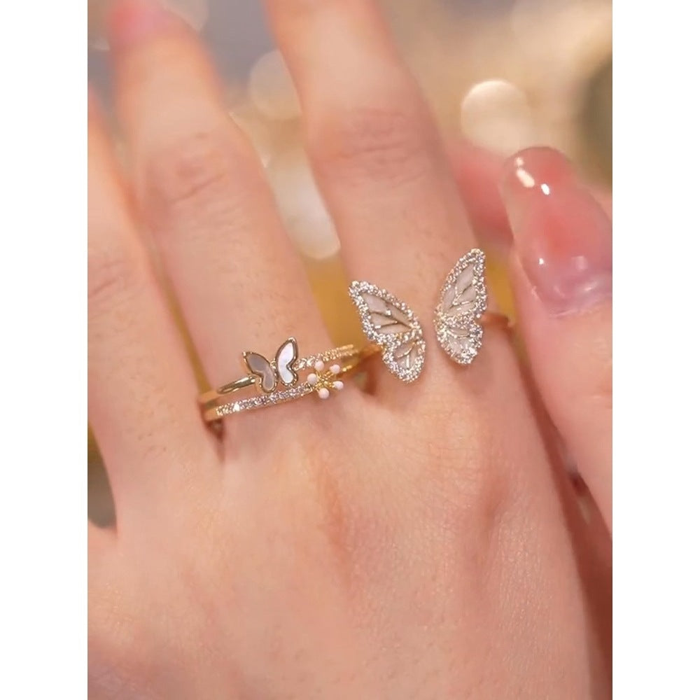 Nhẫn Nữ Hoa Bướm Ngọt Ngào
