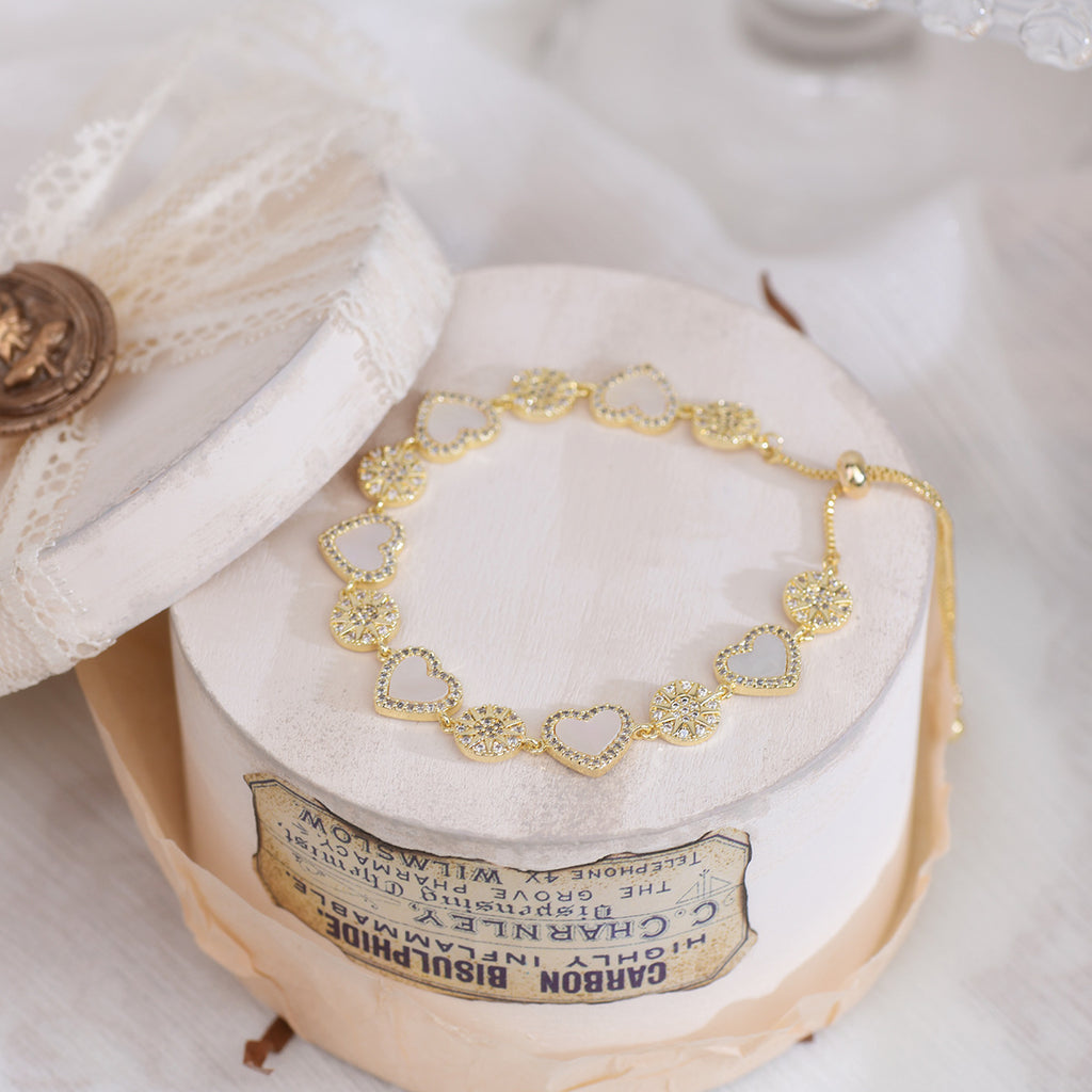 Natural Shell Love Bracelet