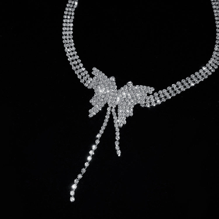 ডায়মন্ড বাটারফ্লাই নেকলেস