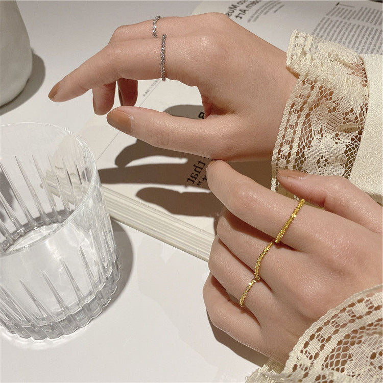 Cincin berkilau retro Perancis