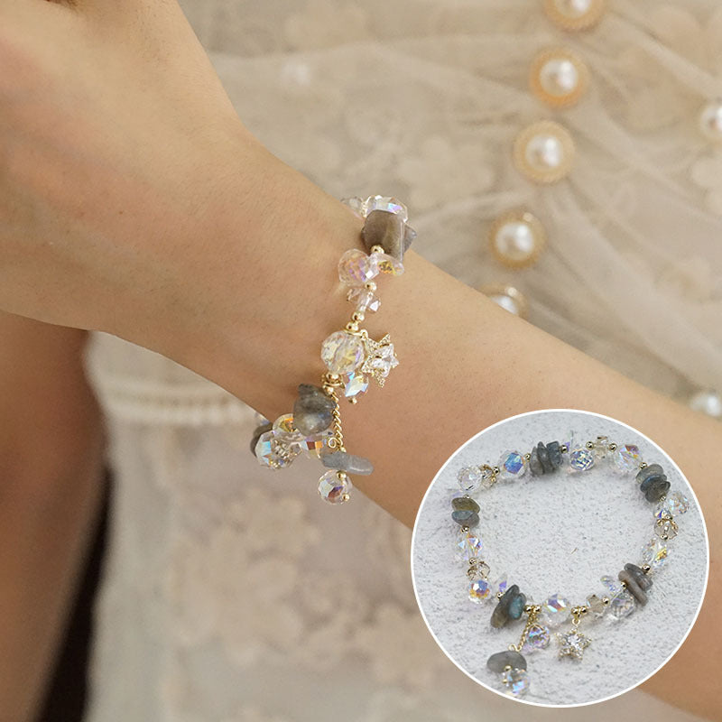 Irregular Amethyst Crystal Bracelet