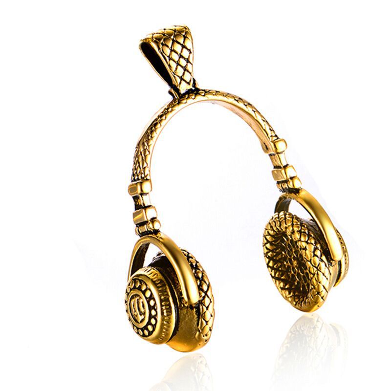 Personalized Headset Necklace Titanium Steel