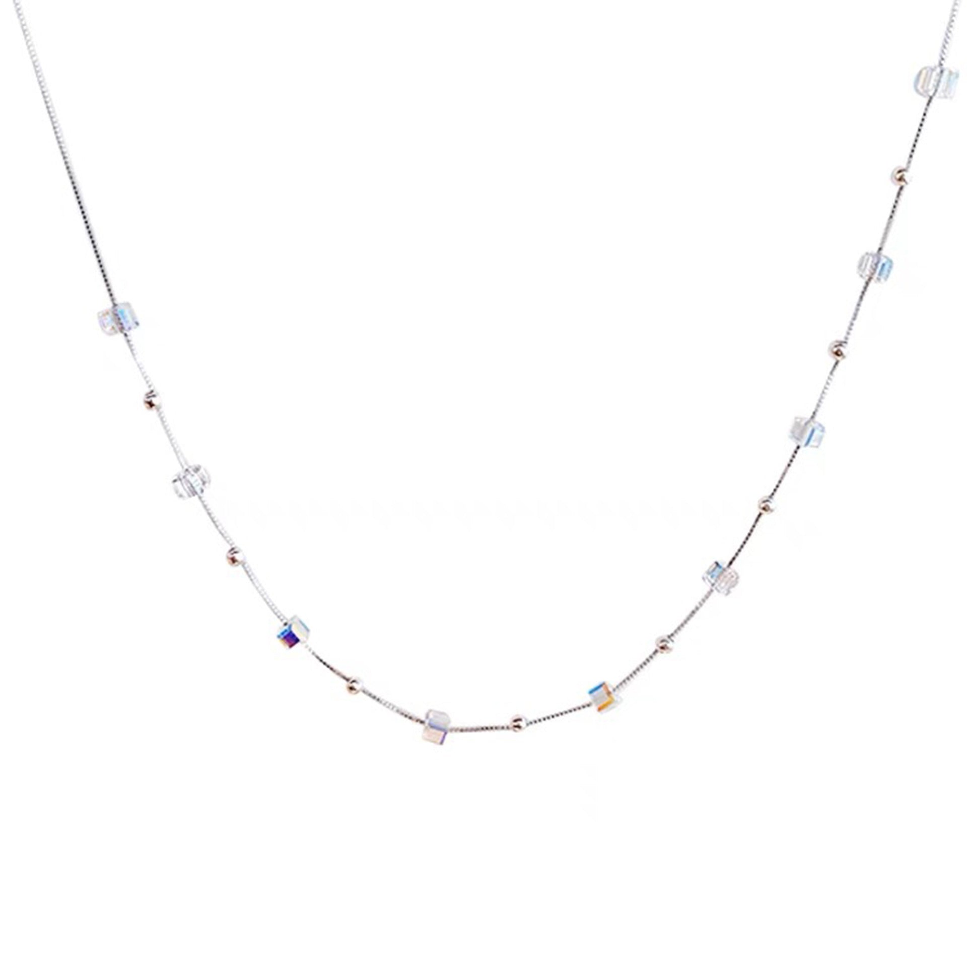 크리스탈 비즈 목걸이