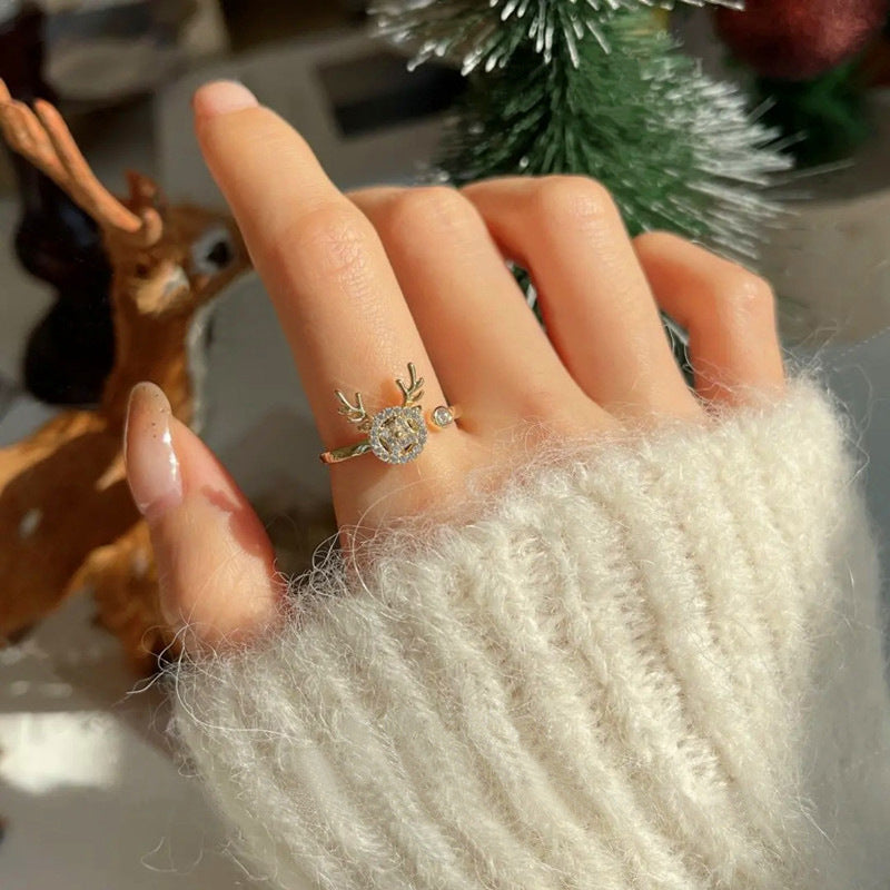 Quay vòng nhung nai sừng tấm