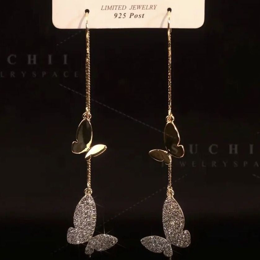 خط گوش پروانه ای زیرکون مصنوعی آلیاژ مس