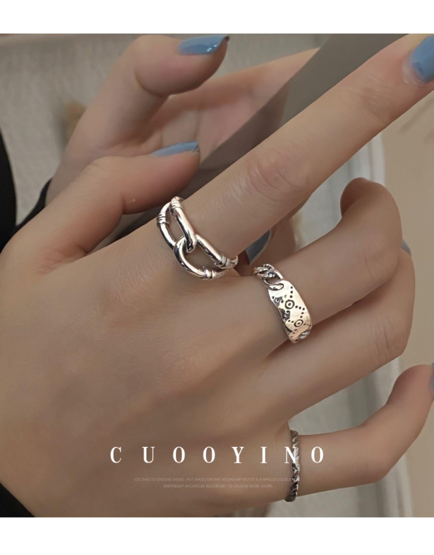 Cincin simpul kepribadian sederhana set isi 3