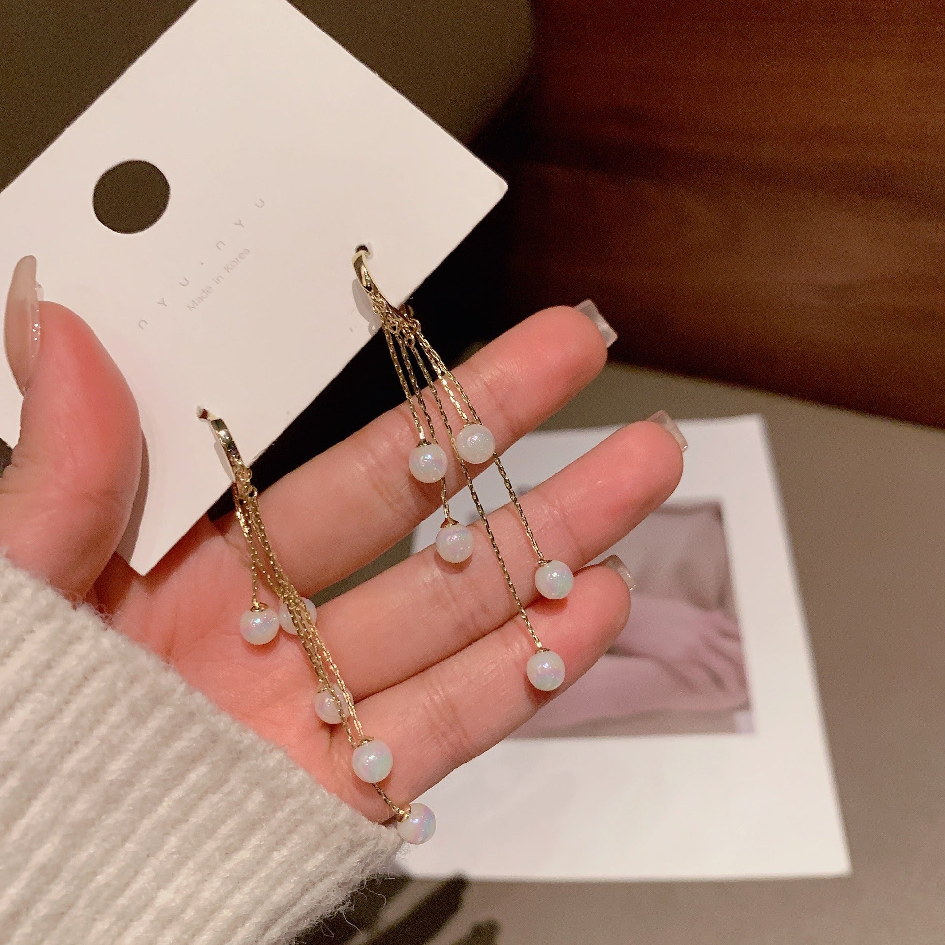 گوشواره پری دریایی Ji Huancai