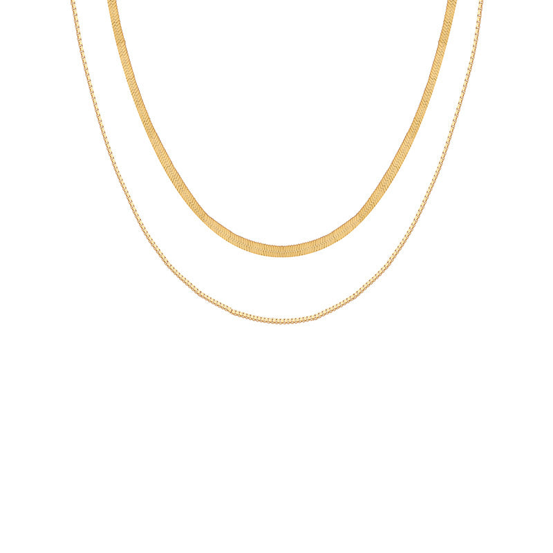 Simple Double Stacked Necklace