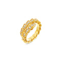 Narrow Snake Bone Ring