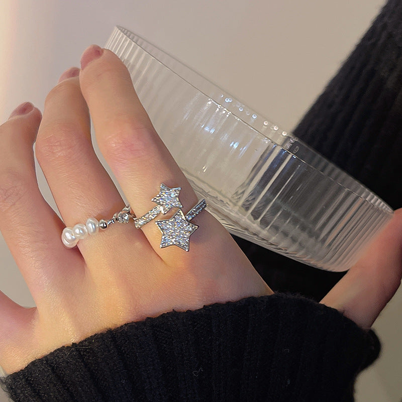 झिरकॉन स्टार ओपनिंग रिंग महिला