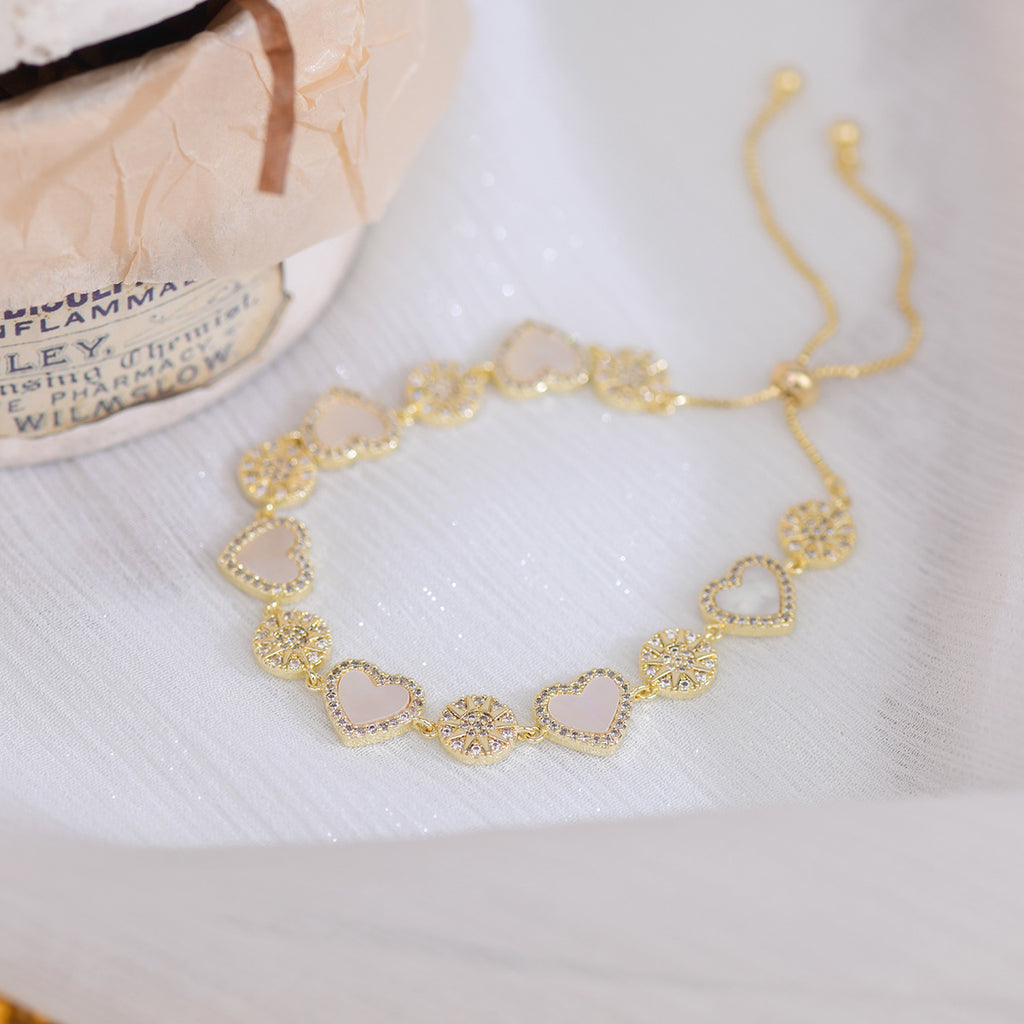 Natural Shell Love Bracelet