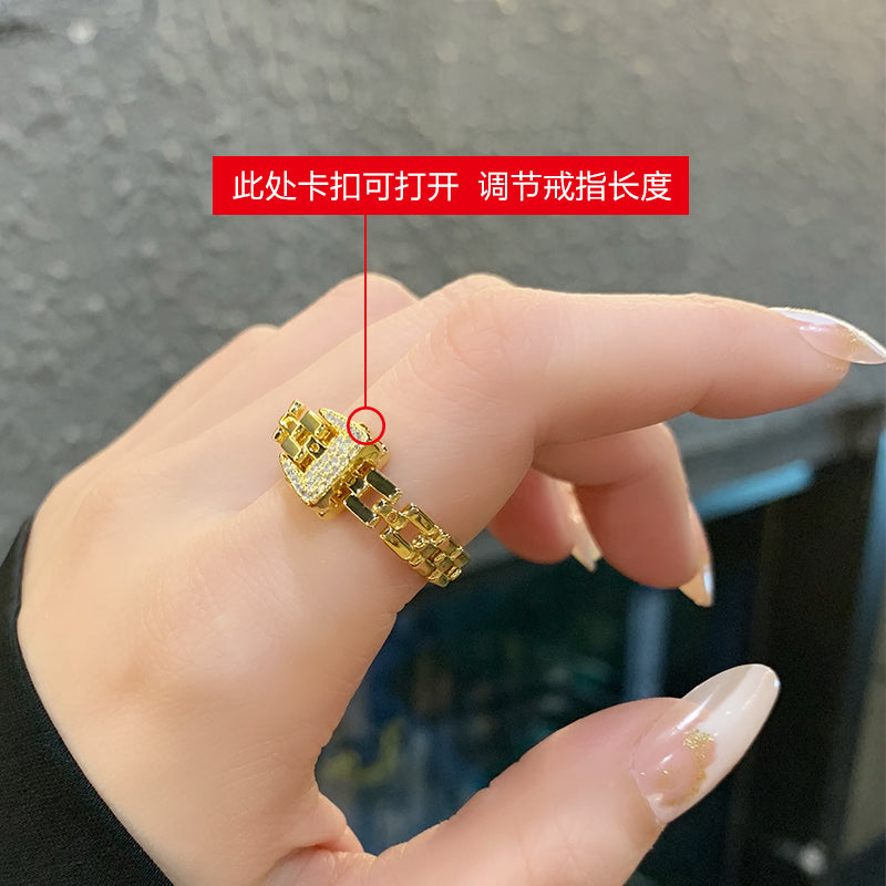 Vòng điều chỉnh dây đeo nữ cao cấp ánh sáng đám đông nhỏ