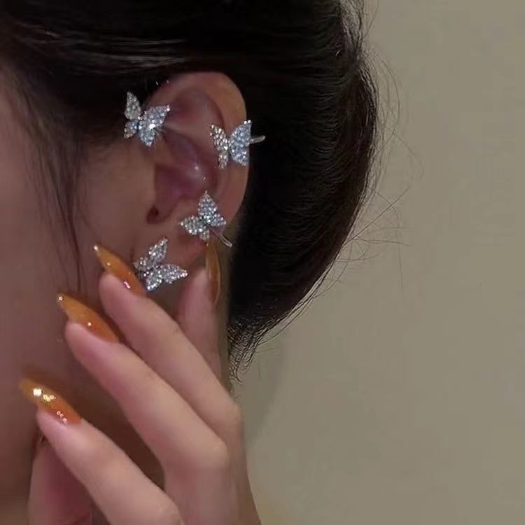 나비 귀 클립 귀 클립 없음 귀 클립 여성 성격 독특한 귀 클립