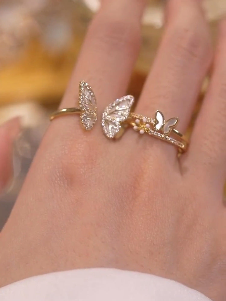 Nhẫn Nữ Hoa Bướm Ngọt Ngào