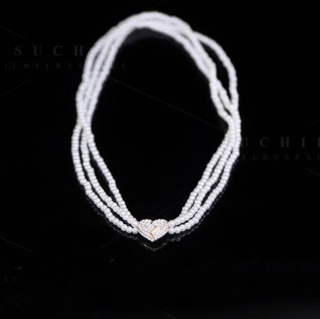 Magnet Love Multi-Layer Necklace Cn0201