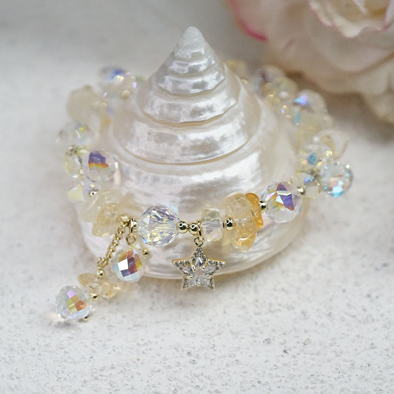 دستبند کریستال آمتیست نامنظم